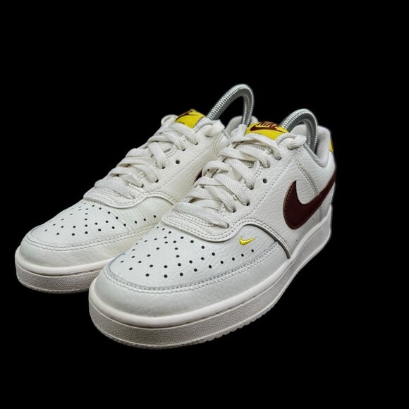 Nike Court Vision Low Sail Oxen Brown Your Yellow Shoes CD5434-117 Women's Sz 7 - Picture 6 of 10